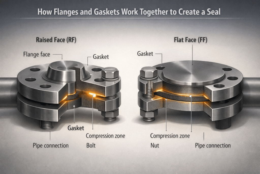 How Flanges and Gaskets Work Together to Create a Seal